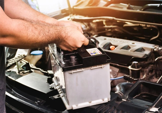 Roadside Assistance battery change